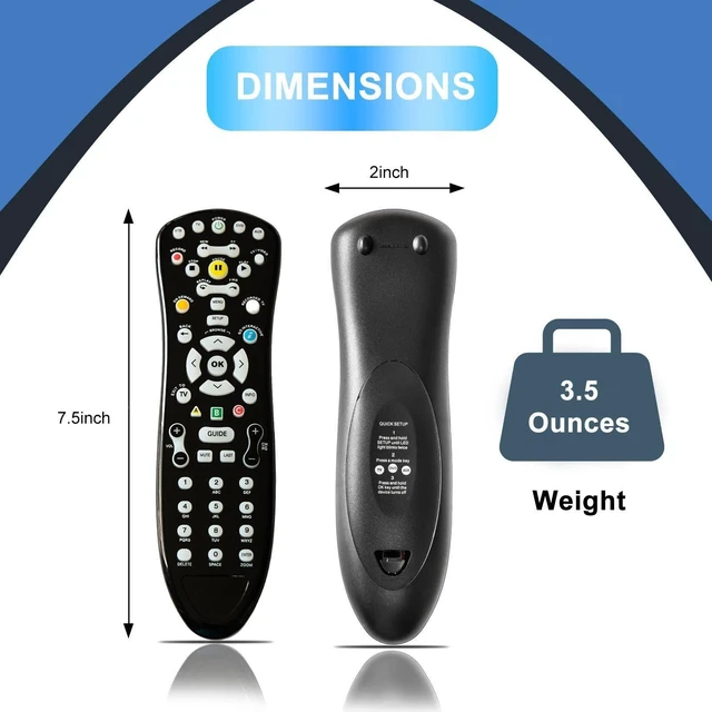 Alt view image 4 of 5 - S10 ATT Universal TV Remote Control, Replacement Remote, Easy Setup, Wide Compatibility S10 ATT Remote Control Replacement