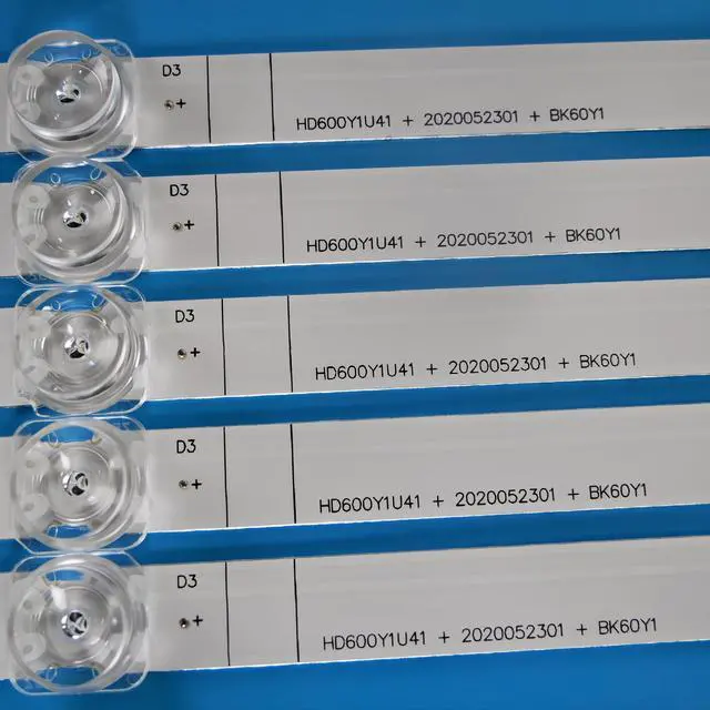 Alt view image 4 of 5 - XIMAIACC 10 Pieces LED Backlight Strips for 60A6G LB60018V 60E3F HD600Y1U41 CRH-BK60Y13030T051005N-REV1.5 HD600Y1U42/S0/ROH HD600Y1U41/S0/ROH