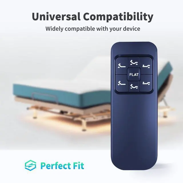 Alt view image 4 of 5 - Snrigw Universal Replacement Remote for Richmat/Naomi Home/Dr. Oz Adjustable Bed with Head & Foot Massage(12811G/12811-02/HJC25/HJC26/NL200UB/127780C180201 Control Box/127780C180169/NL200U)