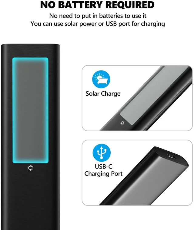 Alt view image 5 of 5 - PZL Replacement BN59-01385A Solar Voice Remote for Samsung Smart Frame TV Remote Control, Compatible with Samsung 2021-2023 Neo LED 4K Crystal UHD Ultra HD TV