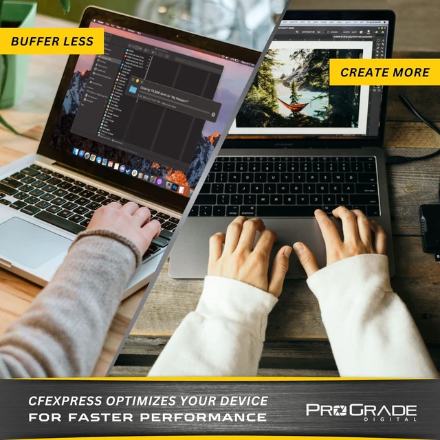 Alt view image 5 of 5 - ProGrade Digital 240GB CFexpress 4.0 Type B Memory Card (Gold)