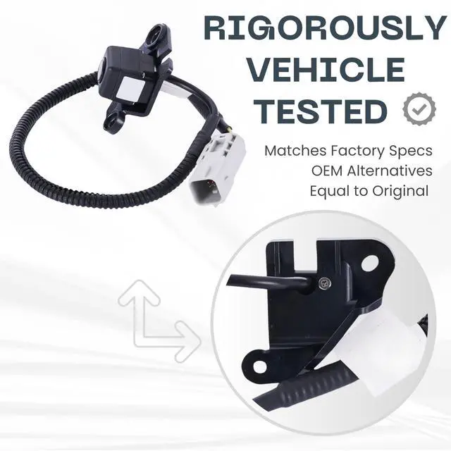 Alt view image 3 of 5 - Right Side View Backup Camera Replaces for 2013 2014 2015 2016 2017 2018 2019 2020 2021 2022 2023 Chevy Express/GMC Savana OE Part # 23140731, 22903442