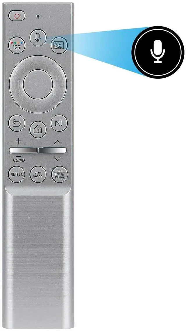 Alt view image 2 of 5 - BN59-01346A TM2095A Replace Smart Remote Control with Voice Search Compatible with Samsung QLED 4K Smart TV LST9T LST7T QN65LST7TAFXZA QN75LST9TAFXZA QN75LST7TAFXZA QN55LST7TAFXZA QN65LST9TAFXZA