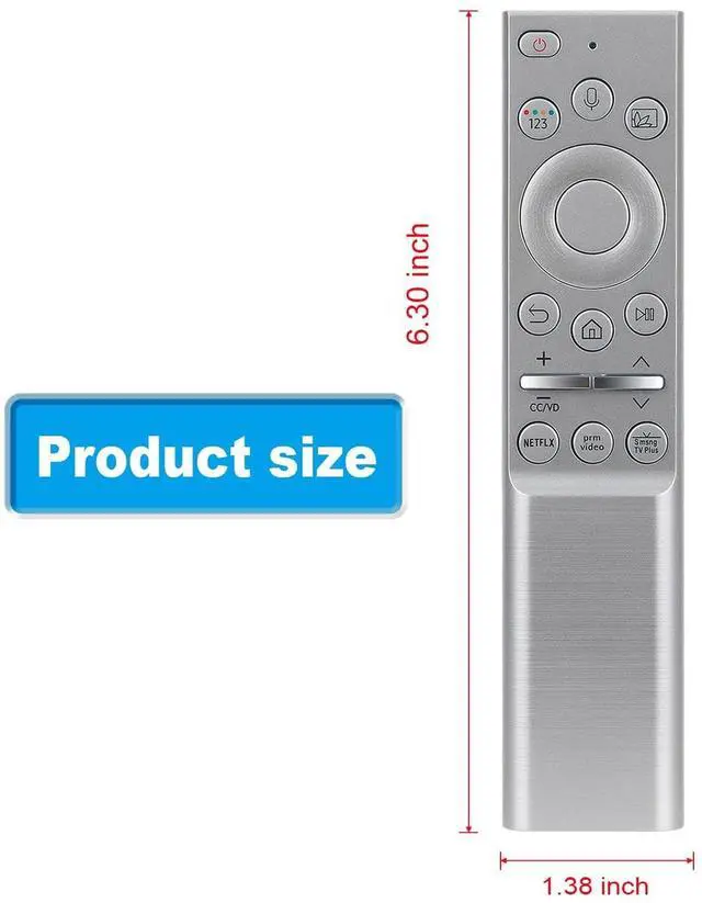 Alt view image 5 of 5 - BN59-01346A TM2095A Replace Smart Remote Control with Voice Search Compatible with Samsung QLED 4K Smart TV LST9T LST7T QN65LST7TAFXZA QN75LST9TAFXZA QN75LST7TAFXZA QN55LST7TAFXZA QN65LST9TAFXZA