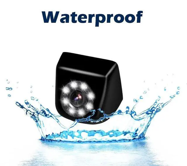 Alt view image 2 of 5 - Goodsby Backup Camera HD Rear View License Plate Night Vision Waterproof Compatible with Pioneer Car Radio AVH-120BT AVH-210EX AVH-2550NEX AVH-X490BS DMH-WT8600NEX DMH-100BT DMH-160BT