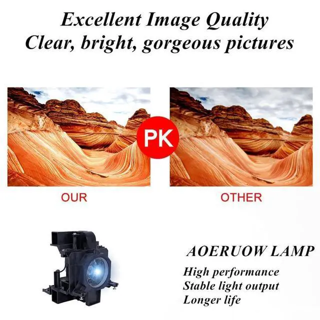 Alt view image 4 of 5 - AOERUOW 003-120507-01 Replacement Lamp Bulb with Housing for Christie LWU505,LW555,LX605 Projectors