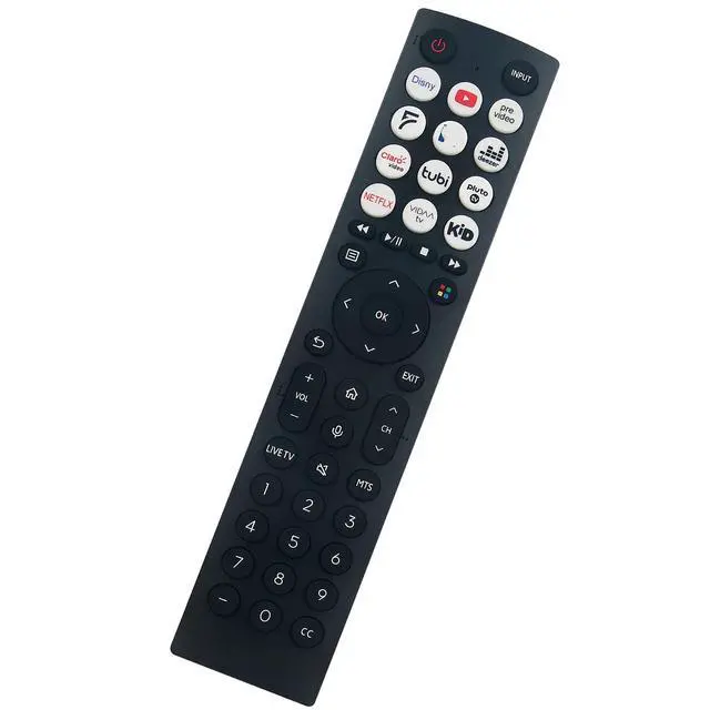 Alt view image 2 of 5 - Voice Replacement Remote Control Applicable for Hisense Smart Vidaa TV 43A6GV 50A6GV 55A6GV 58A6GV 65A6GV 65A6KV 43A6KV 50A6KV 55A6KV 70A6KV 58A6KV 75A6KV