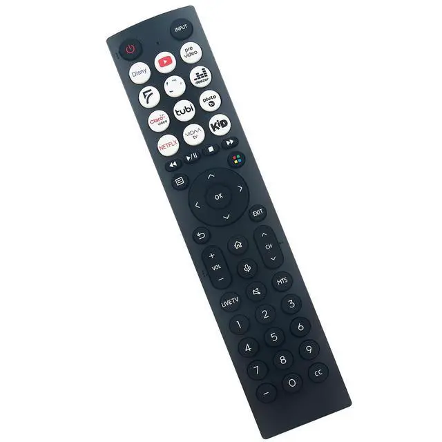 Alt view image 3 of 5 - Voice Replacement Remote Control Applicable for Hisense Smart Vidaa TV 43A6GV 50A6GV 55A6GV 58A6GV 65A6GV 65A6KV 43A6KV 50A6KV 55A6KV 70A6KV 58A6KV 75A6KV