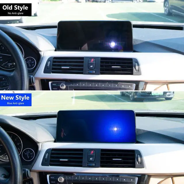 Alt view image 3 of 5 - PEMP Blue Anti-Glare HD Linux Screen for BMW F30 F31 F32 F33 F34 F35 F20 F21 F22 NBT CIC 2012-2017, Support Wireless CarPlay Android Auto Using car OEM Bluetooth for Calls and Music