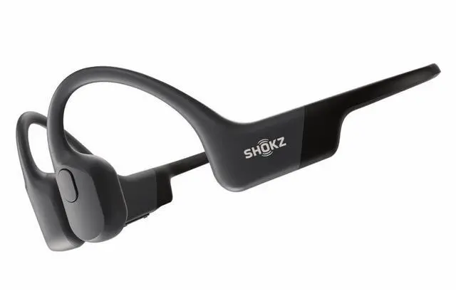 Main image of SHOKZ OpenRun Bone Conduction Open-Ear Bluetooth Sport Headphones, Running WorkoutSweat Headband, IP67 Sweat Resistant, 8H Playtime, Mic, Black