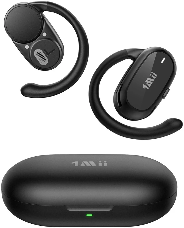 Main image of 1Mii E35 Open-Ear Headphones, True Wireless Bluetooth 6.0 Earbuds, Adjustable Ear Hooks for All Ear Shapes, Ultra-Comfort Secure Fit, Oversized 16.2mm Drivers, 4-Mic Clear Calls, 45H Playtime
