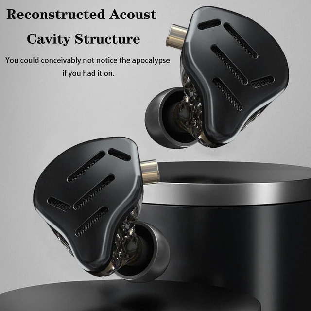 Alt view image 4 of 5 - KZ Zax in Ear Monitor Headphones, 7BA+1DD Hybrid IEM with Mic