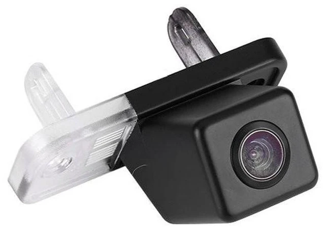 Main image of Navinio Waterproof Backup Camera Color Car Rear View Camera 170 Degree Angle License Plate for Mercedes C E CLS Class W203 W211 W219 W209 SLK R171(No. 2 Size 25 * 65mm Up Round Edge)
