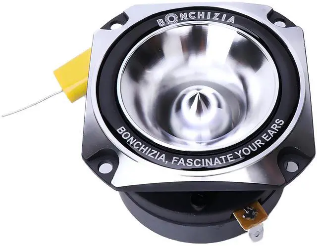 Alt view image 4 of 5 - BONCHIZIA Super tweeters, Bullet Tweeters for Car Audio, 1 inch Tweeters, Speakers Car Audio, High Compression Titanium Super Bullet Tweeter with Crossover Capacitor (Pair) Loudspeakers