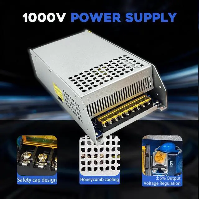 Alt view image 3 of 5 - AC to DC Converter 60V 16A 1000W Power Supply,Universal SMPS 110V/120V/220V AC to DC Converter Power Supply Transformer Driver Adapter for CCTV,RV,Pump,LED Strip (DC60V-16A-1000W)