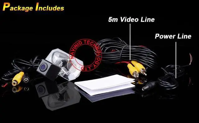 Alt view image 4 of 5 - 170 Degree Wide View Angle License Plate Rear View Camera,Night Vision Waterproof Rearview Reverse Cameras for Honda CRV Accord City FIT 2013 Odyssey Acura Civic 2007-2012