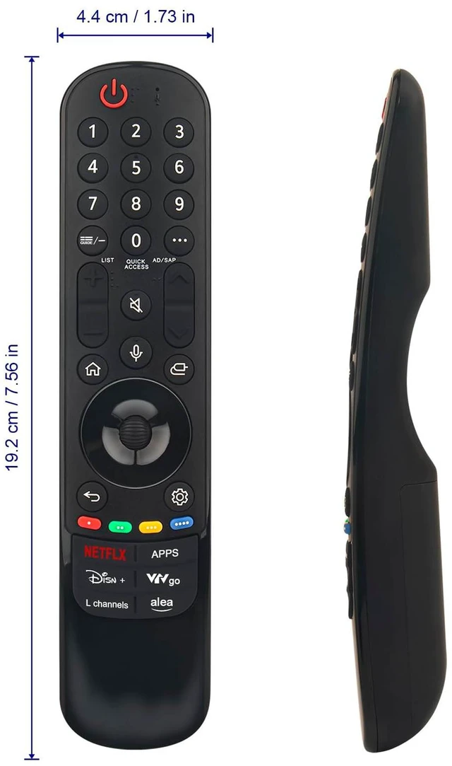 Alt view image 5 of 5 - WINFLIKE MR24GN AKB76045106 Voice Magic Remote Control Replace for LG