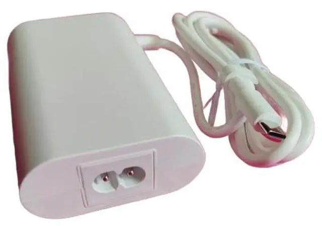 Alt view image 2 of 4 - XTQ White Ac Adapter 20V 3.25A 65W USB Type C ADT-65DSU-D03-2 EAY65895911 Compatible with Lg Gram 14 15 16 17 Series 14Z90N 14Z90P 15Z90N 15Z90P 15Z90P 16Z90P 16Z90Q 17Z90P 17Z90Q + Black Power Cable