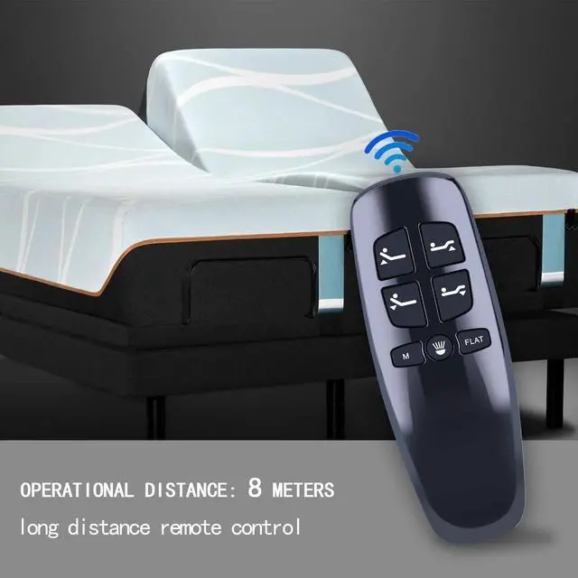 Alt view image 5 of 5 - RETROSUN Richmat HJH13D Replacement Remote Control Compatible with Lucid L300 Adjustable Bed - Not Universal