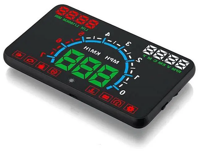 Main image of Head up Display Car Universal Dual System HUD OBD II Interface,Vehicle Speed MPH KM/h,Engine RPM,OverSpeed Warning,Mileage Measurement,Water Tempeure,Voltage