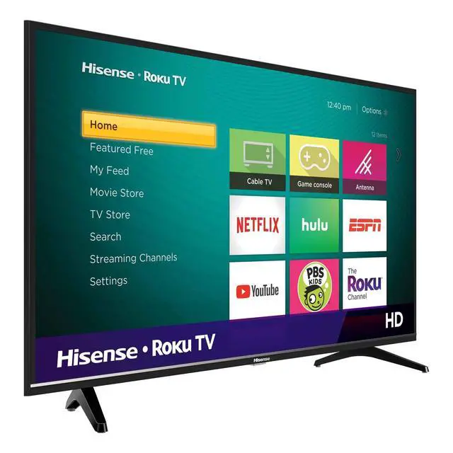 Alt view image 4 of 5 - Hisense 32-Inch Class H4 Series LED Roku Smart TV with Alexa Compatibility (32H4F, 2020 Model)