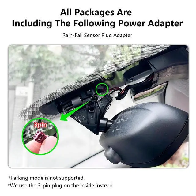 Alt view image 3 of 5 - Mangoal 4K Dash Cam for BMW X5 Gen3 F85 F15 2014 2015 2016 2017 2018(Model C), X5M sDrive35i xDrive35i xDrive35d xDrive50i, OEM Style, 2160P UHD Video, WiFi & APP, GPS, 64GB Card