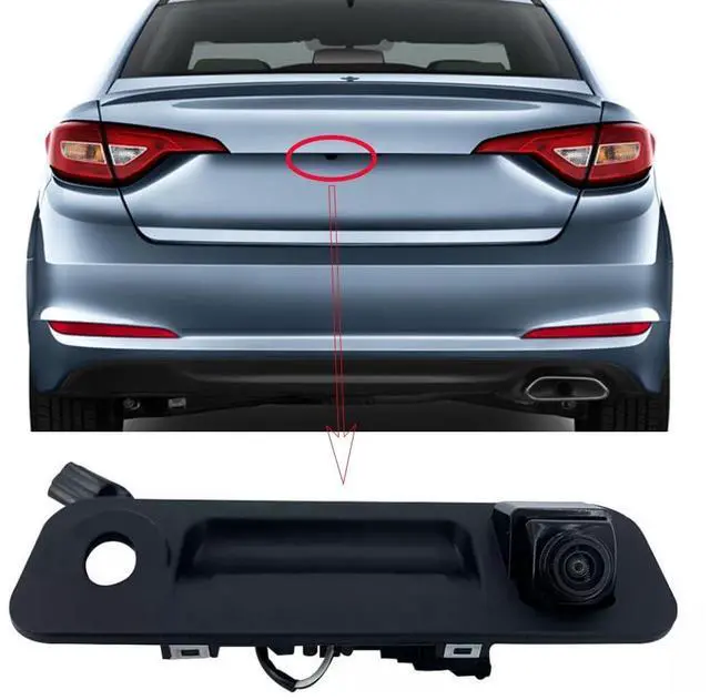 Alt view image 2 of 5 - Generic 95760-E6201, 95760-C2101, 95760-E6100, Car Rear Camera Reversing Image for Hyundai Sonata 2015-2017
