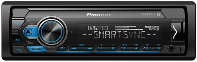 Alt view image 4 of 4 - Pioneer MVH-S310BT Single Din Built-In Bluetooth, MIXTRAX, USB, Auxiliary, Pandora, Spotify, iPhone, Android and Smart Sync App Compatibility Car Digital Media Receiver