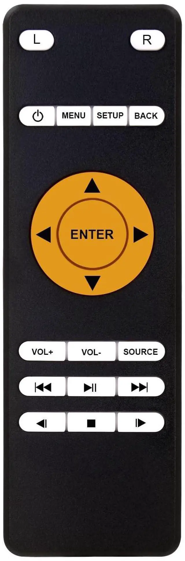 Alt view image 5 of 5 - Replacement Remote Control for Infiniti JX35 Rear Entertainment DVD 2013 2014 2015 2016 2017 2018 2019