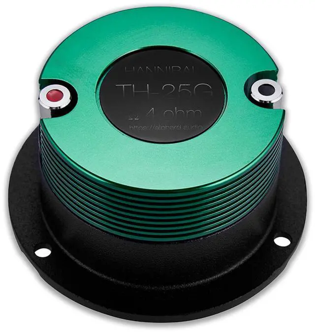 Alt view image 4 of 5 - Deaf Bonce Pair of Hannibal 35W RMS 4-Ohm 1" VC Titanium Neodymium Tweeters