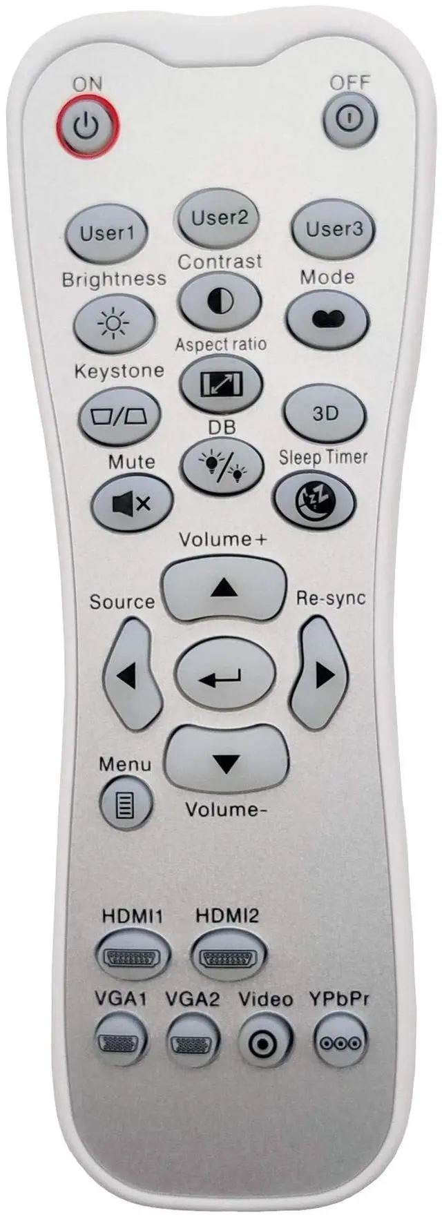 Main image of INTECHING BR-3003B Projector Remote Control for Optoma GT1080Darbee, GT1080, HD141X, HD142X, HD143X, HD144X, HD26BR, HD27, HD27HDR, HD28DSE, HD29Darbee, HD39Darbee, UHD40, UHD50, UHD550X, UHD60, UHZ65