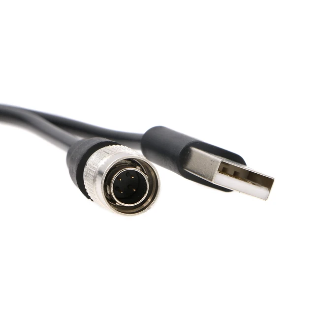 Alt view image 3 of 5 - AConnect Hirose-USB-Cable-Zoom-Zaxcom-Sound Devices-Boost DC 12V USB to Hirose 4 Pin Power Cable for Sound Devices 688 633^^ Zoom F4 F8^^ Zaxcom 50CM