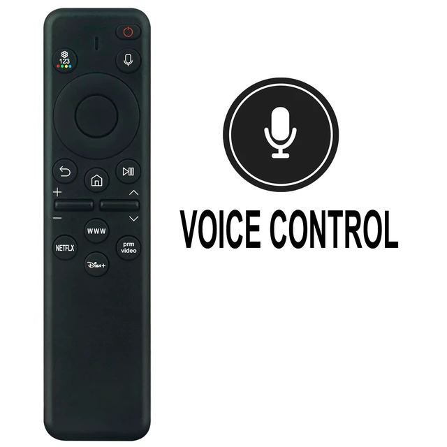 Alt view image 2 of 5 - BN59-01432J Replacement Voice Remote Compatible with Samsung QLED Smart TV BN59-01432A BN59-01432D BN59-01455F QN43QN90C UN50CU8000 QN65QN90C QN75QN90C QN75QN800C QN85QN800C QN85QN90C