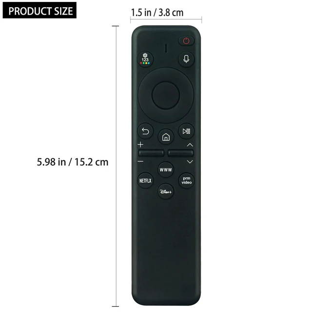Alt view image 3 of 5 - BN59-01432J Replacement Voice Remote Compatible with Samsung QLED Smart TV BN59-01432A BN59-01432D BN59-01455F QN43QN90C UN50CU8000 QN65QN90C QN75QN90C QN75QN800C QN85QN800C QN85QN90C