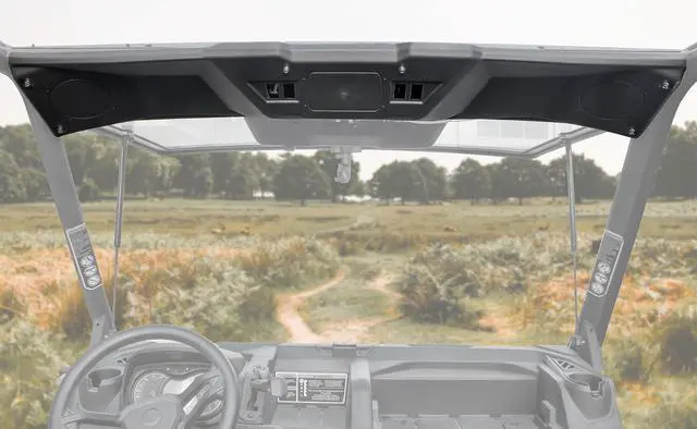 Alt view image 2 of 5 - SAUTVS Defender Front Roof Liner, Front Overhead Roof Liner Speaker Pods System for Can-Am Defender/Max HD8 HD10 Accessories, Replace# 715003098(1PCS)