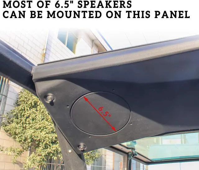 Alt view image 3 of 5 - SAUTVS Defender Front Roof Liner, Front Overhead Roof Liner Speaker Pods System for Can-Am Defender/Max HD8 HD10 Accessories, Replace# 715003098(1PCS)