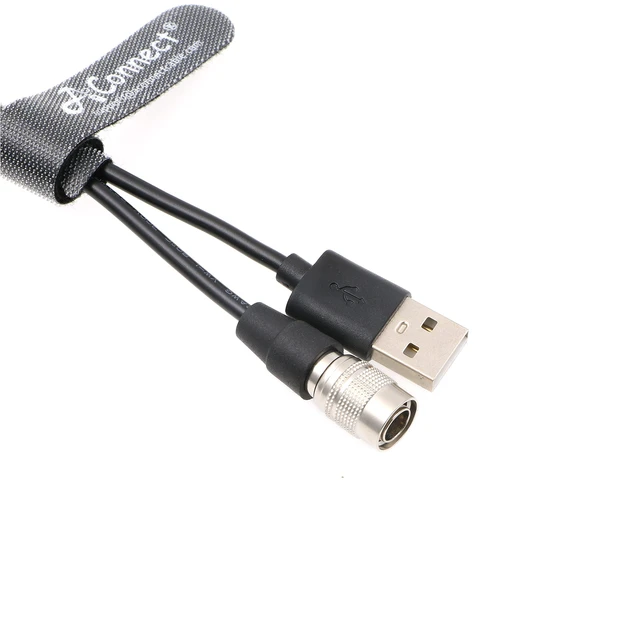 Alt view image 2 of 5 - AConnect Hirose-USB-Cable-Zoom-Zaxcom-Sound Devices-Boost DC 12V USB to Hirose 4 Pin Power Cable for Sound Devices 688 633^^ Zoom F4 F8^^ Zaxcom 50CM