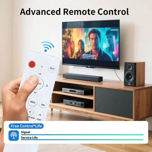 Alt view image 3 of 5 - HZIME New Replacement Remote Control Compatible for JBL MA9100HP 9.2-Channel, MA510 5.2-Channel, MA310 5.2-Channel AV Receiver