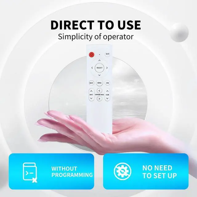Alt view image 4 of 5 - HZIME New Replacement Remote Control Compatible for JBL MA9100HP 9.2-Channel, MA510 5.2-Channel, MA310 5.2-Channel AV Receiver