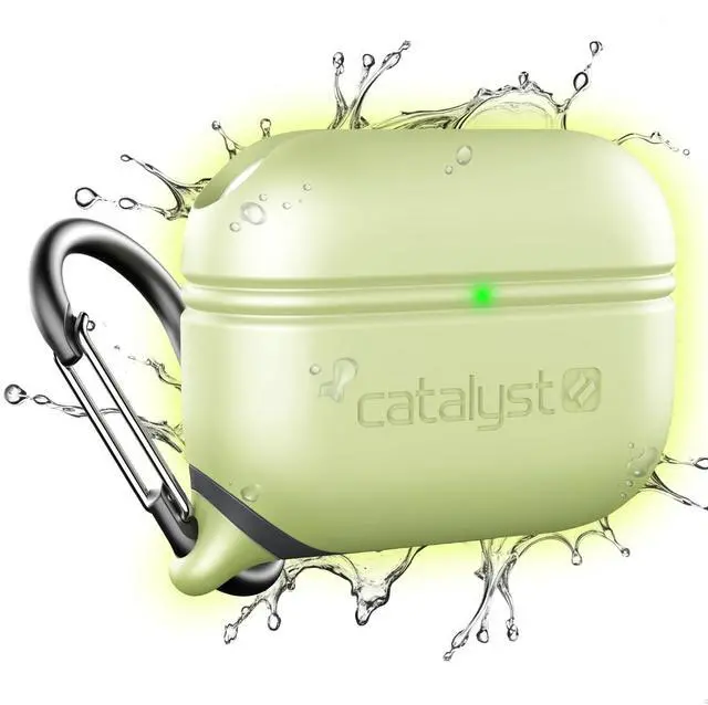 Main image of Catalyst Case for AirPods Pro 3, Waterproof IP67 & Drop-Proof Silicone Case Cover for Apple Airpod Pro 3, Wireless Charging Compatible, One-Piece Design with Carabiner for Active Life