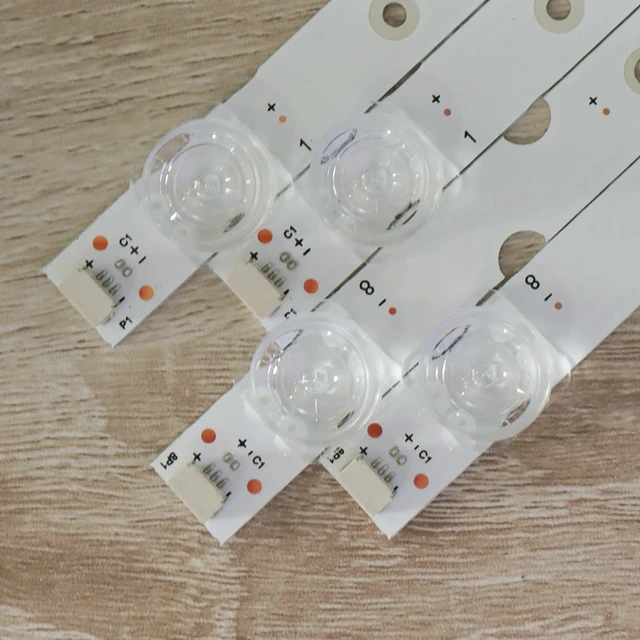 Alt view image 5 of 5 - Seayoo 4 Pcs Led Backlight Strips Set Replacement for TCL 55S421 55S423 55S425 55U3800C 4C-LB5507-HR03J 4C-LB5508-HR02J 4C-LB5508-HR03J 4C-LB5508-HR06J 55HR330M07A2 55HR330M07B2 55HR330M08A2