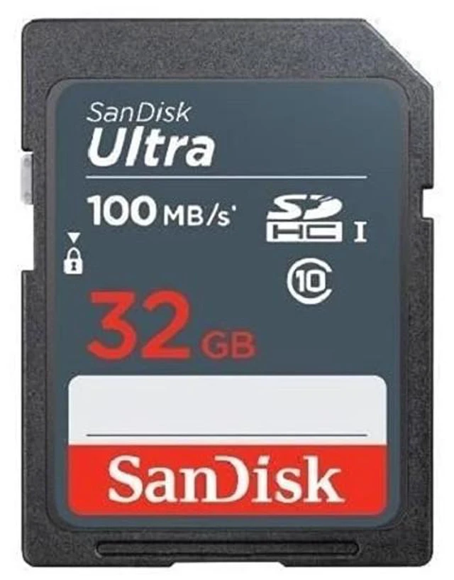 Alt view image 2 of 5 - SanDisk Ultra 32GB SD SDHC UHS-I 100MB/s Class 10 SDSDUNR-032G (10 Pack)