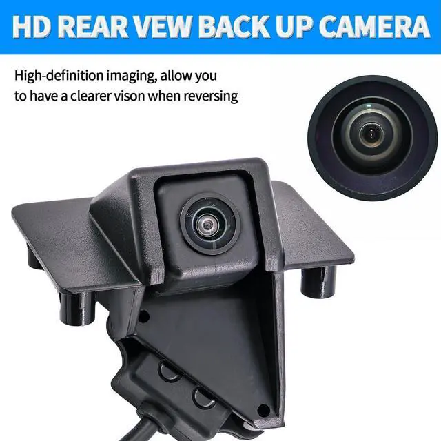 Alt view image 3 of 5 - Rear View Backup Camera Compatible with 2009-2014 Cadillac Escalade ESV Chevrolet Tahoe Suburban 1500 2500 GMC Yukon XL 1500 2500 Parking Assist Back Up Camera Replaces 22790290 22913932