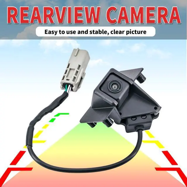 Alt view image 5 of 5 - Rear View Backup Camera Compatible with 2009-2014 Cadillac Escalade ESV Chevrolet Tahoe Suburban 1500 2500 GMC Yukon XL 1500 2500 Parking Assist Back Up Camera Replaces 22790290 22913932
