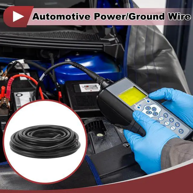 Alt view image 2 of 5 - HEROFFIX Electrical Ground Wire Automotive Power Wire 30FT Black TC 1 Pcs 18AWG 8 Conductor Fully Insulated& Soft Touch Jacket Universal