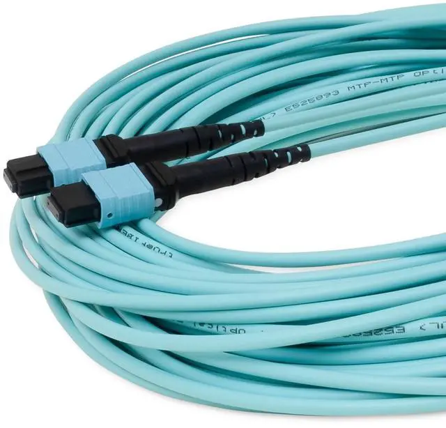 Main image of TRUE CABLE MTP/MPO Elite LOMMF OM3 12 Core Female Type B Plenum OFNP Fiber Patch Cable, 10/40/100G, UL Listed, 7.5mm Bend Radius, 7m (22.96ft), 1pc