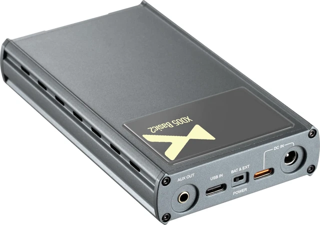 Alt view image 2 of 5 - xDuoo XD05 Basic2 Portable HiFi DAC & Headphone Amplifier 750mW Output, 32bit/384kHz DSD256 MQA 8X, Bluetooth 5.4 LE Audio, Replaceable Op-Amp, Desktop/Portable Mode (Grey)