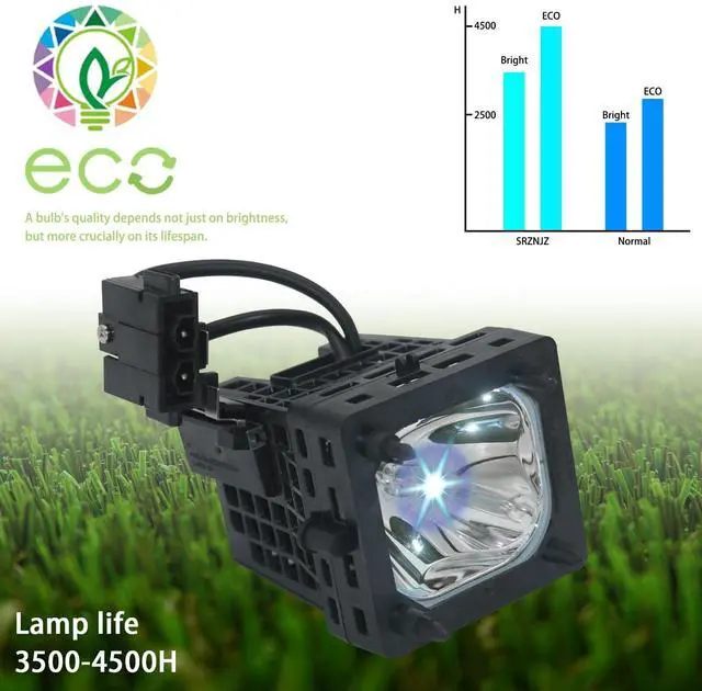 Alt view image 2 of 5 - SRZNJZ XL-5200 Original Replacement Projector Lamp Bulb for Sony KDS-60A2000 KDS-55A3000 KDS-60A2020 KDS-60A3000 KDS-55A2000 KDS-50A2000 KDS-50A2020 KDS-55A2020 KDS-50A3000