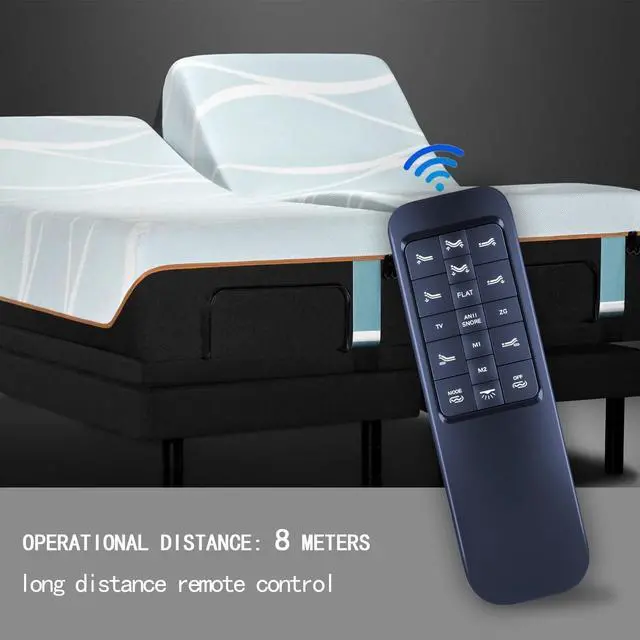Alt view image 2 of 5 - RYQIF Replacement Remote Control for Yiree i400 Dreams Sleepmotion, Multiway King KOIL Electra Malouf S655 Adjustable Bed