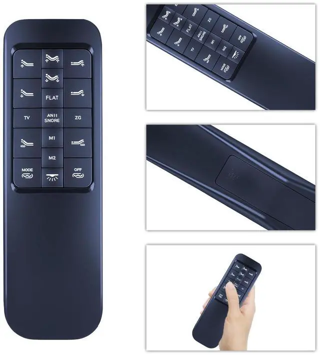 Alt view image 3 of 5 - RYQIF Replacement Remote Control for Yiree i400 Dreams Sleepmotion, Multiway King KOIL Electra Malouf S655 Adjustable Bed